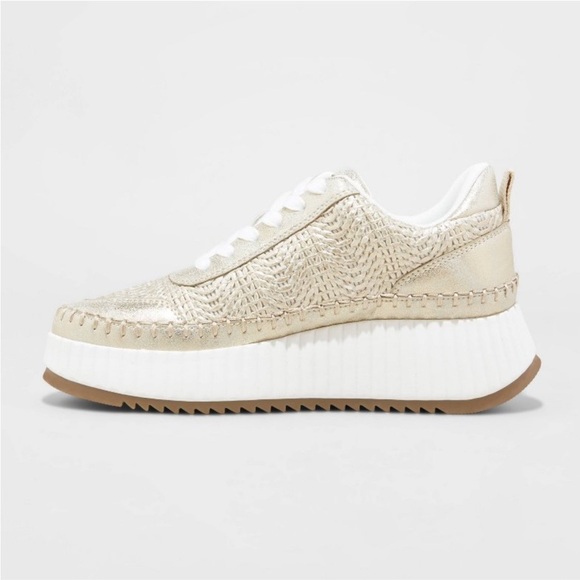 Women's Persephone Sneakers with Memory Foam Insole Universal Thread Gold new 🆕 - Picture 2 of 6